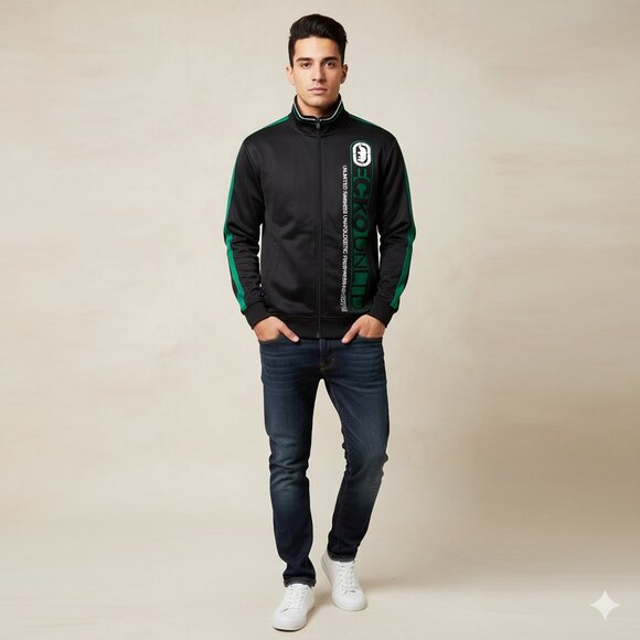 Green Black And White Ecko Jacket - Picture 1 of 1